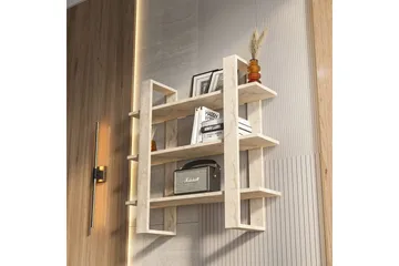 Draven Veggbrett 90x90 cm - Travertin - Oppbevaring - Oppbevaring til småting - Vegghengt oppbevaring