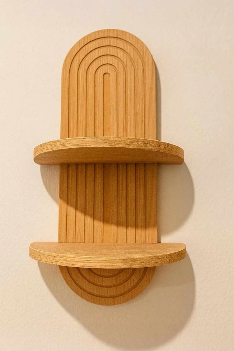 Drelor vegghylle 20x70 cm - Eik - Oppbevaring - Oppbevaring til småting - Vegghengt oppbevaring