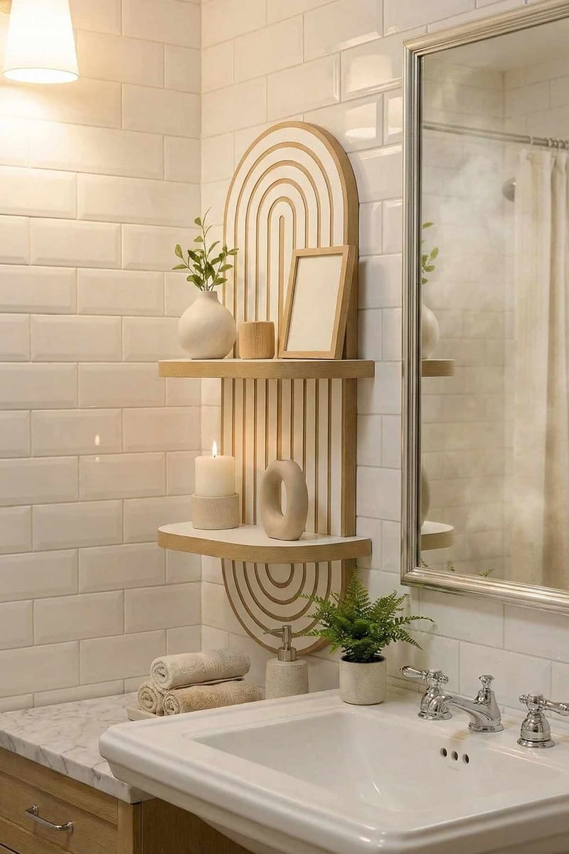 Drelor vegghylle 20x70 cm - Hvit - Oppbevaring - Oppbevaring til småting - Vegghengt oppbevaring