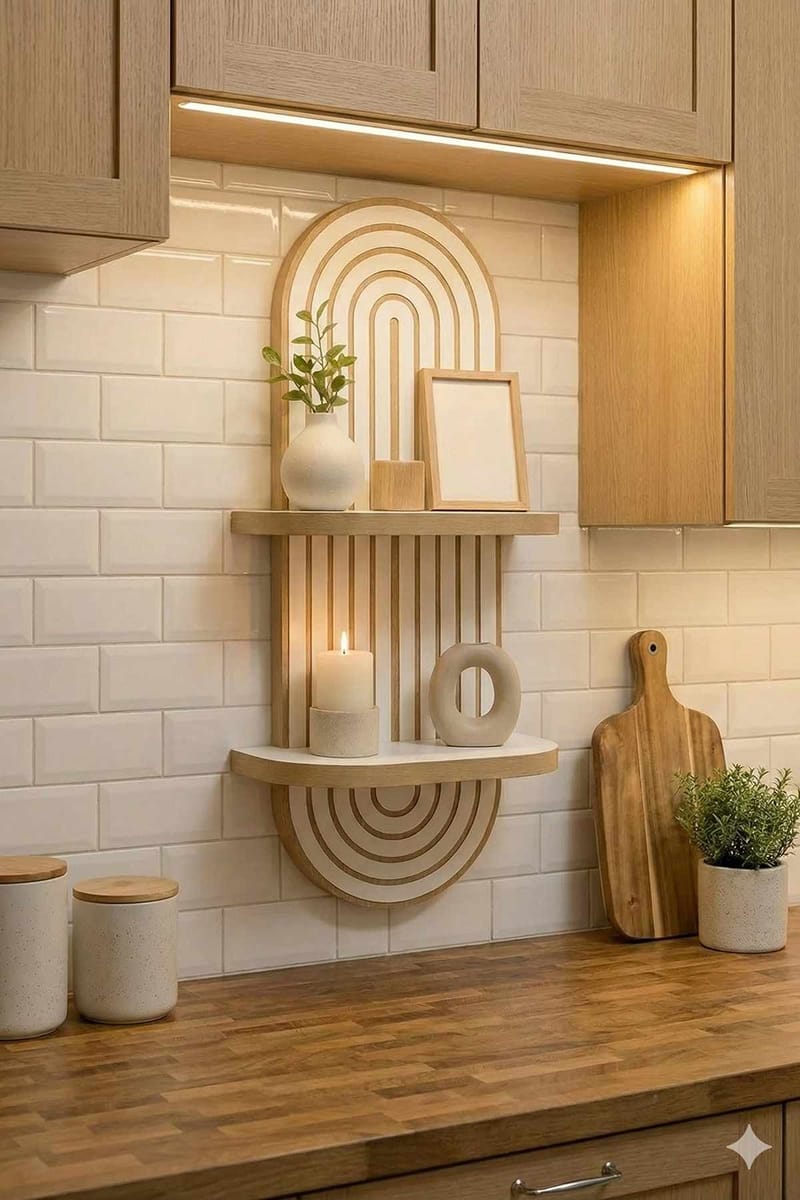 Drelor vegghylle 20x70 cm - Hvit - Oppbevaring - Oppbevaring til småting - Vegghengt oppbevaring