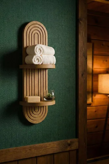 Drelor vegghylle 20x70 cm - Wenge - Oppbevaring - Oppbevaring til småting - Vegghengt oppbevaring