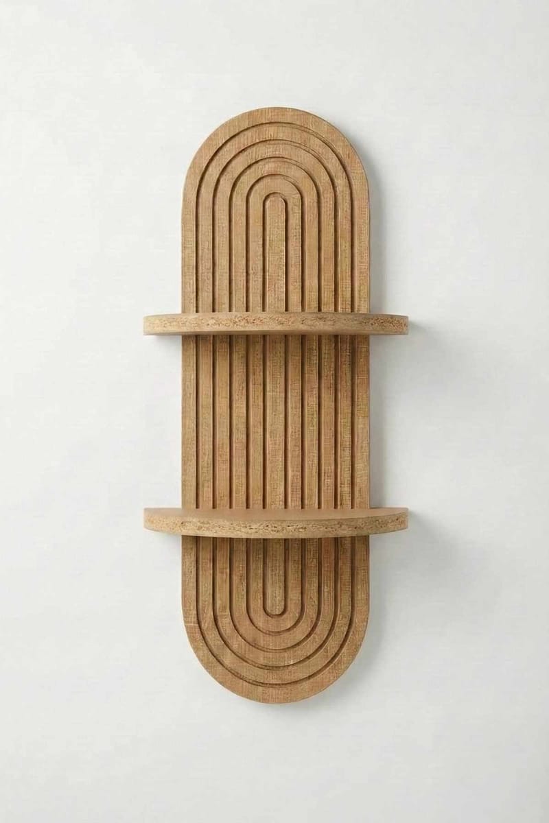 Drelor vegghylle 20x70 cm, Wenge