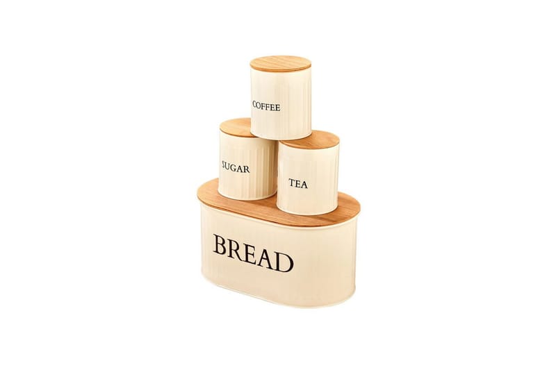 Elven Oppbevaringsboks 15 cm 4-pack - Cremehvit - Oppbevaring - Oppbevaring til småting