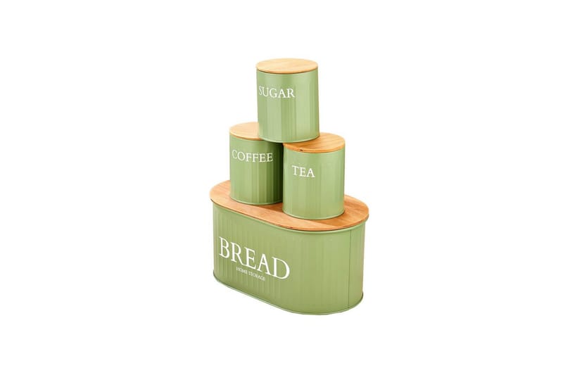 Elven Oppbevaringsboks 15 cm 4-pack - Lysegrønn - Oppbevaring - Oppbevaring til småting