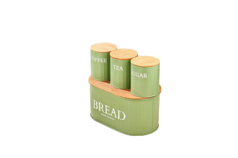 Elven Oppbevaringsboks 15 cm 4-pack - Lysegrønn - Oppbevaring - Oppbevaring til småting