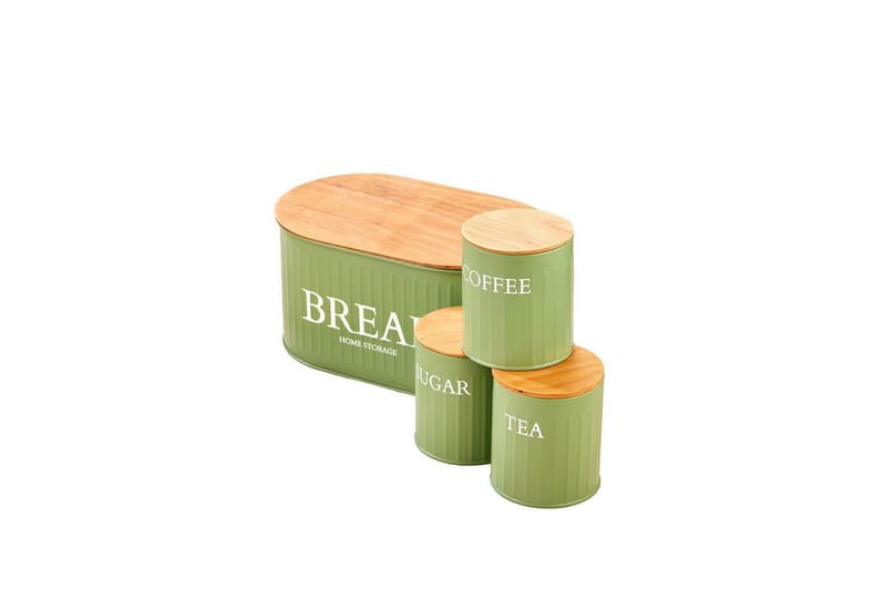 Elven Oppbevaringsboks 15 cm 4-pack - Lysegrønn - Oppbevaring - Oppbevaring til småting