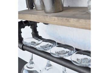 Evila Vegghylle Rør/Tre - Oppbevaring - Oppbevaring til småting - Vegghengt oppbevaring