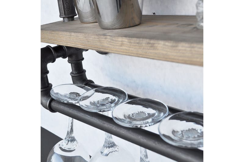 Evila Vegghylle Rør/Tre - Oppbevaring - Oppbevaring til småting - Vegghengt oppbevaring