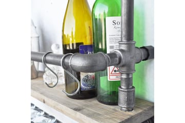 Evila Vegghylle Rør/Tre - Oppbevaring - Oppbevaring til småting - Vegghengt oppbevaring