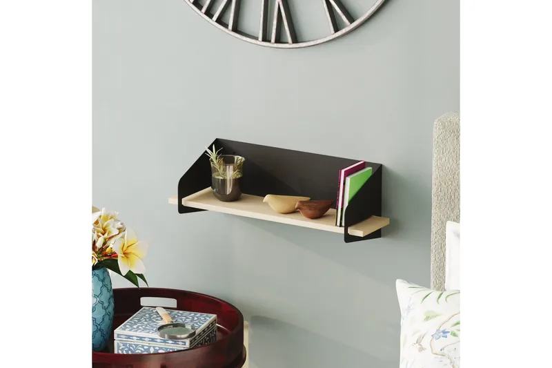 Faeryn Vegghylle 40 cm - Svart - Oppbevaring - Hylle