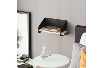 Faeryn Vegghylle 40 cm - Svart - Oppbevaring - Hylle