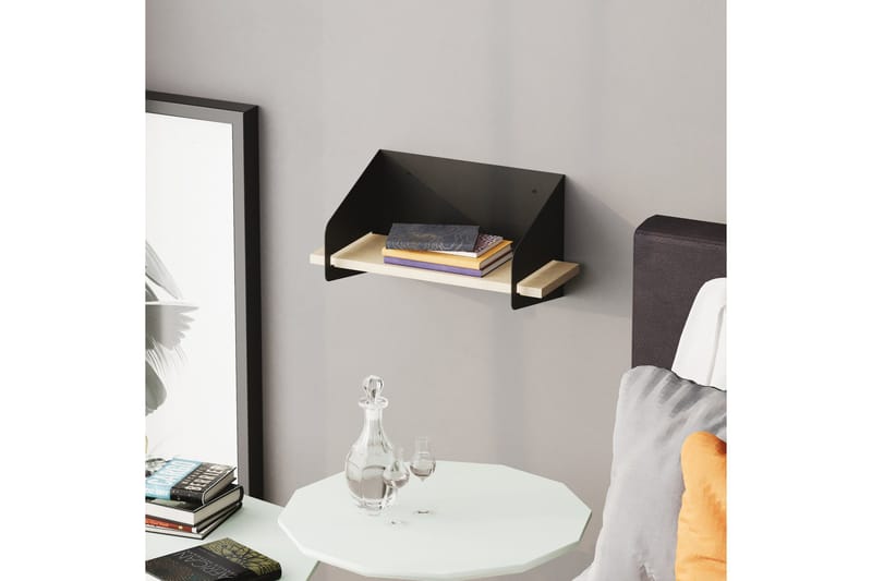 Faeryn Vegghylle 40 cm - Svart - Oppbevaring - Hylle