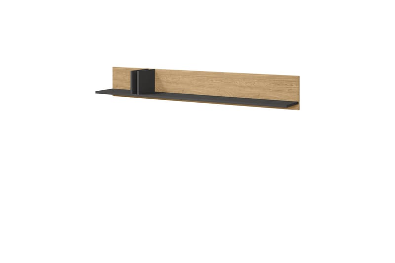 Farshian Vegghylle 150x22 cm - Grå/Brun - Oppbevaring - Oppbevaring til småting - Vegghengt oppbevaring