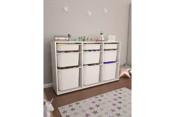 Flerbruks Kapasitetskap Belna Hvit - Hvit - Oppbevaring - Oppbevaring til småting - Oppbevaringskasse