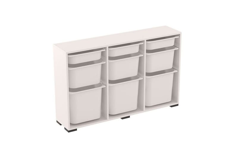 Flerbruks Kapasitetskap Belna Hvit - Hvit - Oppbevaring - Oppbevaring til småting - Oppbevaringskasse