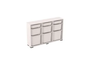 Flerbruks Kapasitetskap Belna Hvit - Hvit - Oppbevaring - Oppbevaring til småting - Oppbevaringskasse