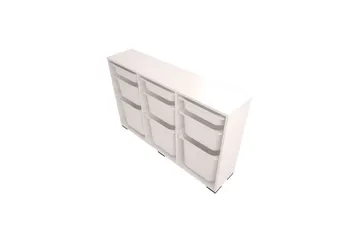 Flerbruks Kapasitetskap Belna Hvit - Hvit - Oppbevaring - Oppbevaring til småting - Oppbevaringskasse