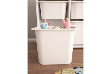 Flerbruks Kapasitetskap Carla Hvit - Hvit - Oppbevaring - Oppbevaring til småting - Oppbevaringskasse