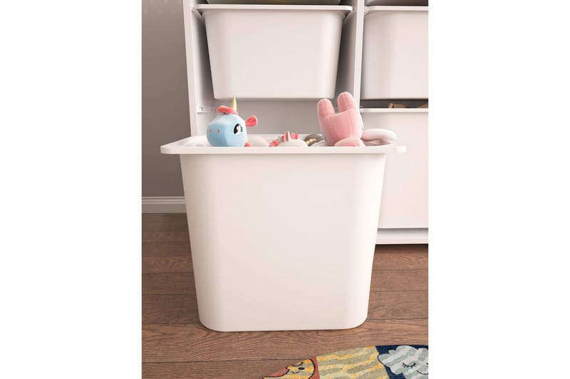 Flerbruks Kapasitetskap Carla Hvit - Hvit - Oppbevaring - Oppbevaring til småting - Oppbevaringskasse