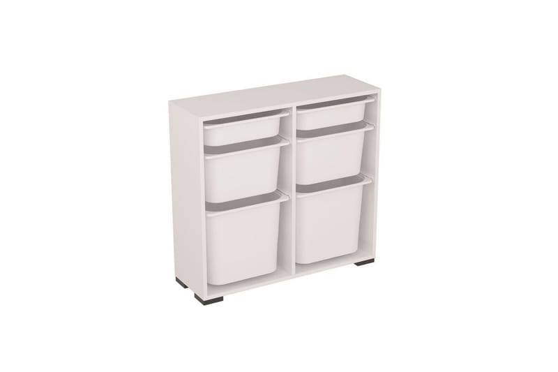 Flerbruks Kapasitetskap Carla Hvit, Hvit