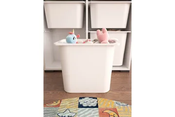 Flerbruks Kapasitetskap Carla Hvit - Hvit - Oppbevaring - Oppbevaring til småting - Oppbevaringskasse