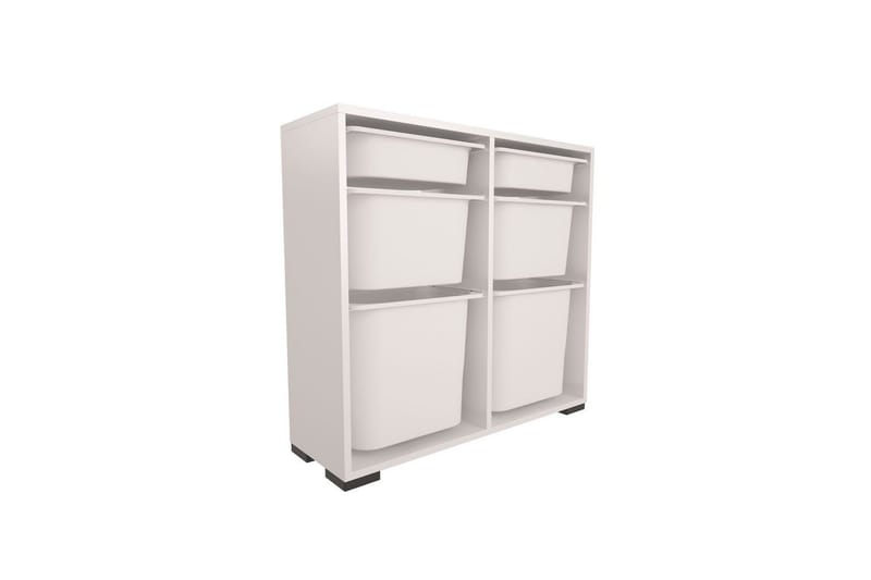 Flerbruks Kapasitetskap Carla Hvit - Hvit - Oppbevaring - Oppbevaring til småting - Oppbevaringskasse