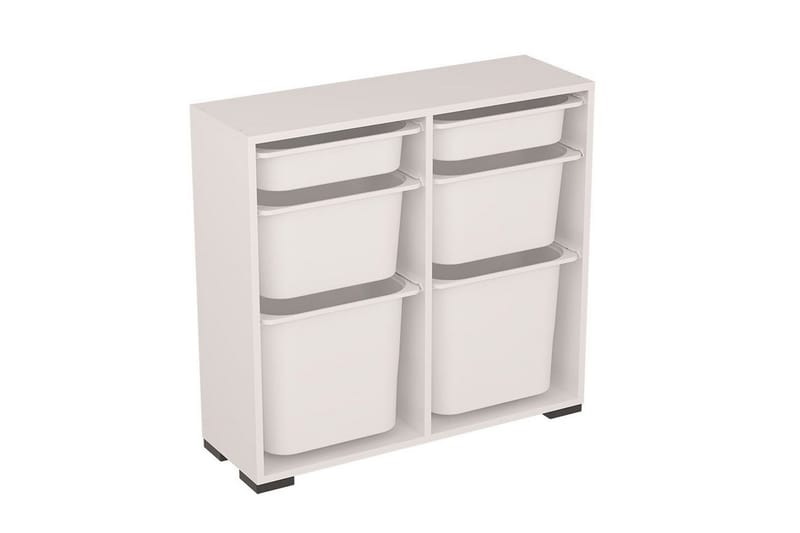 Flerbruks Kapasitetskap Carla Hvit - Hvit - Oppbevaring - Oppbevaring til småting - Oppbevaringskasse