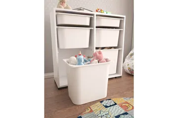 Flerbruks Kapasitetskap Carla Hvit - Hvit - Oppbevaring - Oppbevaring til småting - Oppbevaringskasse