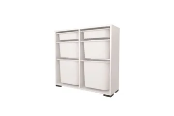 Flerbruks Kapasitetskap Carla Hvit - Hvit - Oppbevaring - Oppbevaring til småting - Oppbevaringskasse