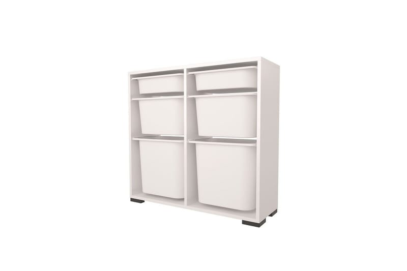 Flerbruks Kapasitetskap Carla Hvit - Hvit - Oppbevaring - Oppbevaring til småting - Oppbevaringskasse