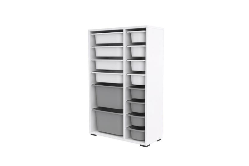 Flerbruks Kapasitetskap Kjerne (69,5 x 109 x 30 cm) HvitGrå 2, HvitGrå 2