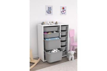 Flerbruks Kapasitetskap Sosan K6U Grå - Grå - Oppbevaring - Oppbevaring til småting - Oppbevaringskasse