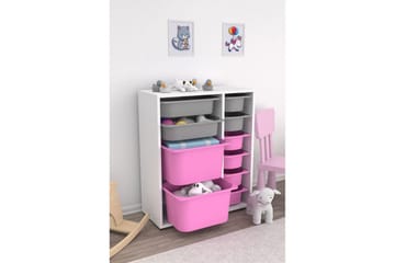 Flerbruks Kapasitetskap Sosan K6U Hvit / Grå / Veyaa - Hvit / Grå / Veyaa - Oppbevaring - Oppbevaring til småting - Oppbevaringskasse