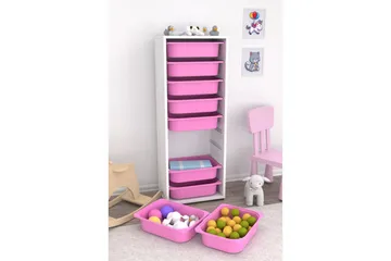 Flerbruks Kapasitetskap Stribor Hvit / Veyaa - Hvit / Veyaa - Oppbevaring - Oppbevaring til småting - Oppbevaringskasse