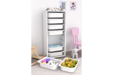 Flerbruks Kapasitetskap Versa Hvit - Hvit - Oppbevaring - Oppbevaring til småting - Oppbevaringskasse