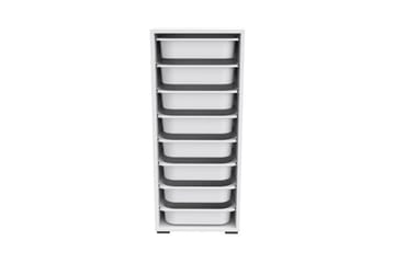 Flerbruks Kapasitetskap Versa Hvit - Hvit - Oppbevaring - Oppbevaring til småting - Oppbevaringskasse