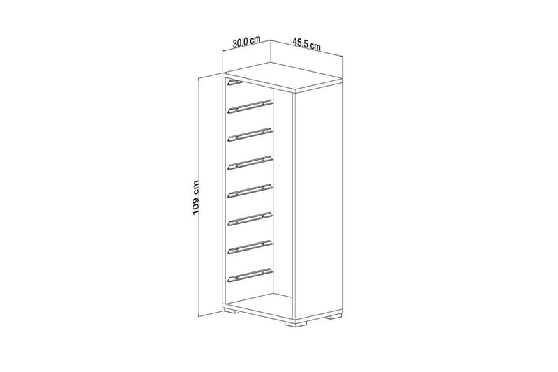 Flerbruks Kapasitetskap Versa Hvit - Hvit - Oppbevaring - Oppbevaring til småting - Oppbevaringskasse