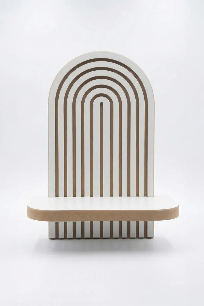 Hasina Vegghylle 26x35x13 cm, Hvit