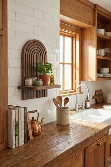 Hasina Vegghylle 26x35x13 cm - Wenge - Oppbevaring - Oppbevaring til småting - Vegghengt oppbevaring