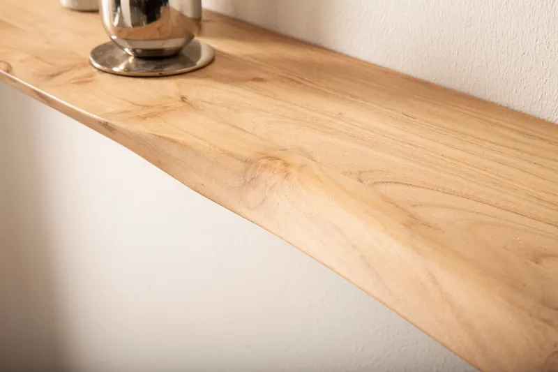 Helela Vegghylle 100 cm Asymmetrisk - varm honningbrun - Oppbevaring - Oppbevaring til småting - Vegghengt oppbevaring