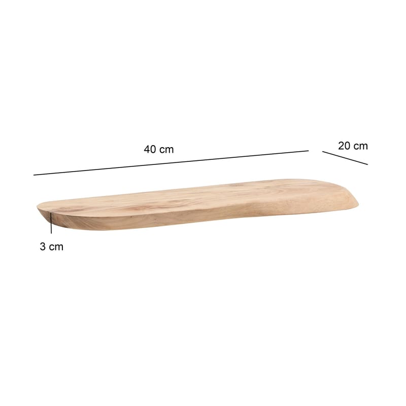 Helela Vegghylle 40 cm Asymmetrisk - varm honningbrun - Oppbevaring - Oppbevaring til småting - Vegghengt oppbevaring