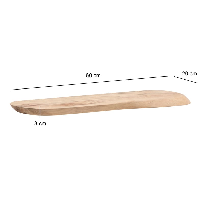 Helela Vegghylle 60 cm Asymmetrisk - varm honningbrun - Oppbevaring - Oppbevaring til småting - Vegghengt oppbevaring