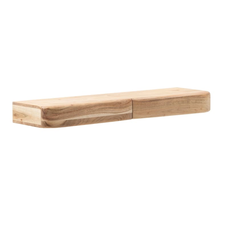 Helira vegghylle 80 cm - varm honningbrun - Oppbevaring - Oppbevaring til småting - Vegghengt oppbevaring