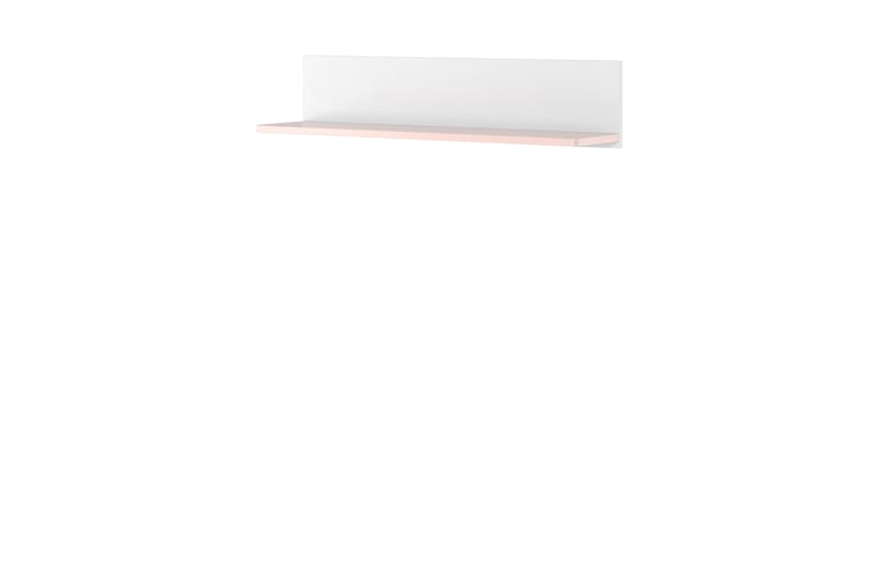 Hilts Vegghylle 110x22 cm - Hvit/Rosa - Oppbevaring - Oppbevaring til småting - Vegghengt oppbevaring