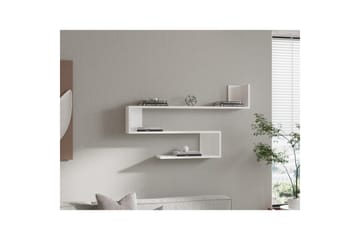 Hyller Rollingford hylle 120x20 cm Hvit - Oppbevaring - Oppbevaring til småting - Vegghengt oppbevaring