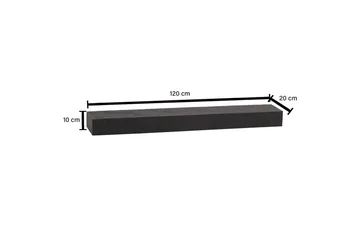 Hyllor Wohnling 120x20 cm - Oppbevaring - Oppbevaring til småting - Vegghengt oppbevaring
