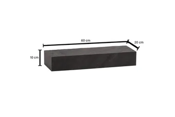 Hyllor Wohnling 60x20 cm - Oppbevaring - Oppbevaring til småting - Vegghengt oppbevaring