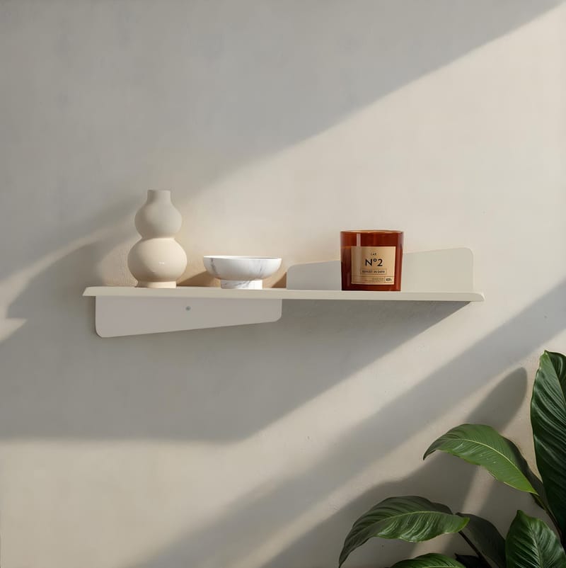 Jorricon vegghylle 60 cm - Myk Beige - Oppbevaring - Oppbevaring til småting - Vegghengt oppbevaring