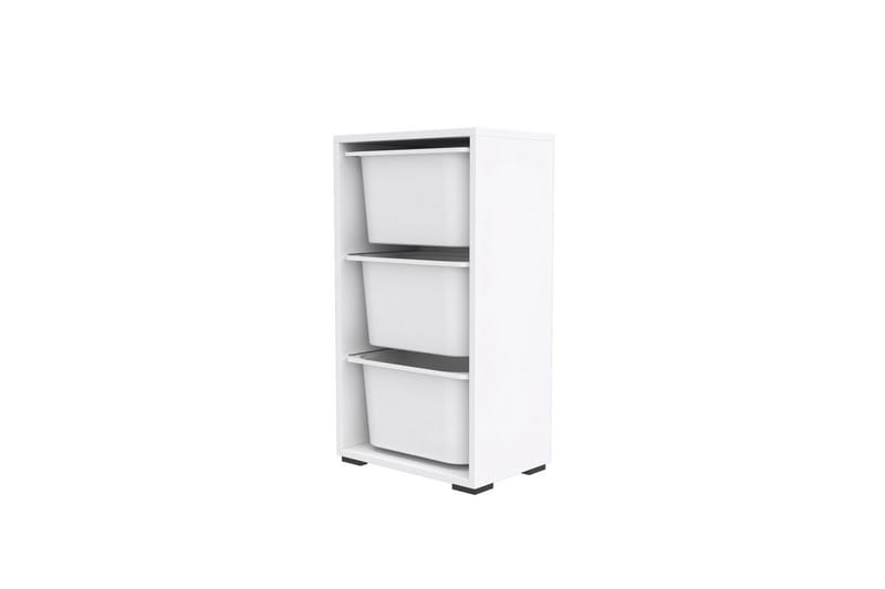 Kelix Oppbevaringsbokser 45 cm - Hvit - Oppbevaring - Oppbevaring til småting - Oppbevaringskasse