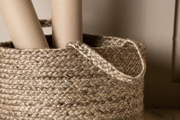 Bhopal Kurv Rund - Svart - Oppbevaring - Oppbevaring til småting - Kurv